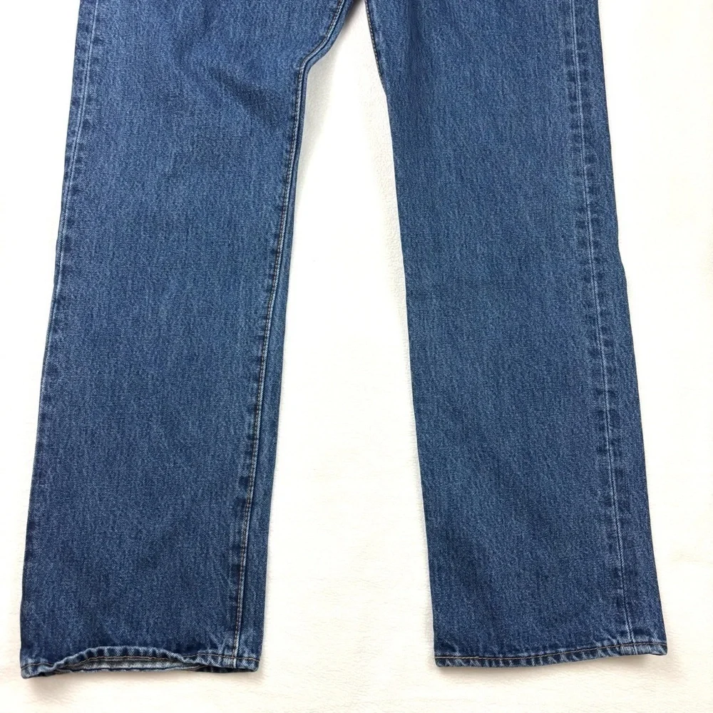 Levi’s 501 Button Fly Medium‎ Wash Rugged Solid Classic “50’s” Jeans Size 36/32